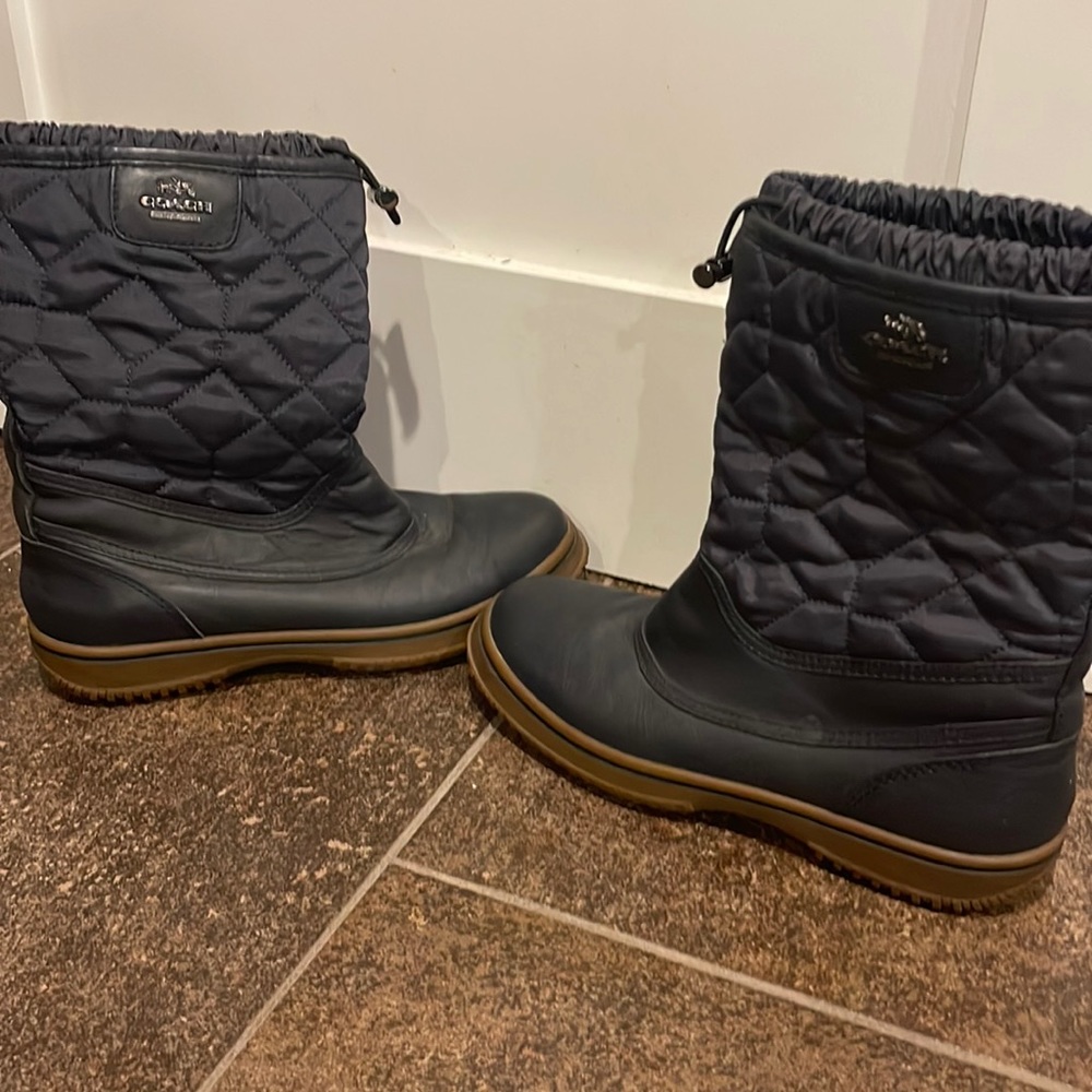 Coach Winter Snow/Rainboots Women’s size 7B